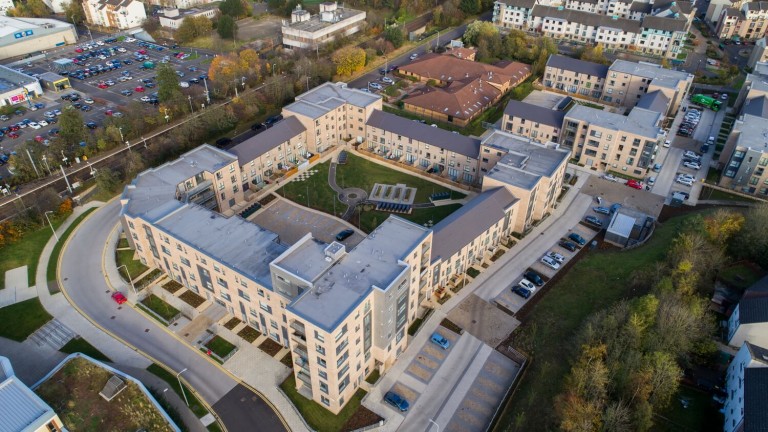 Aerial Photography of New Housing, Wester Hailes, Edinburgh