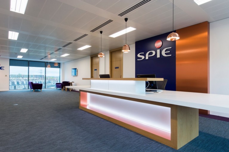 Commercial Interior of Reception Area
