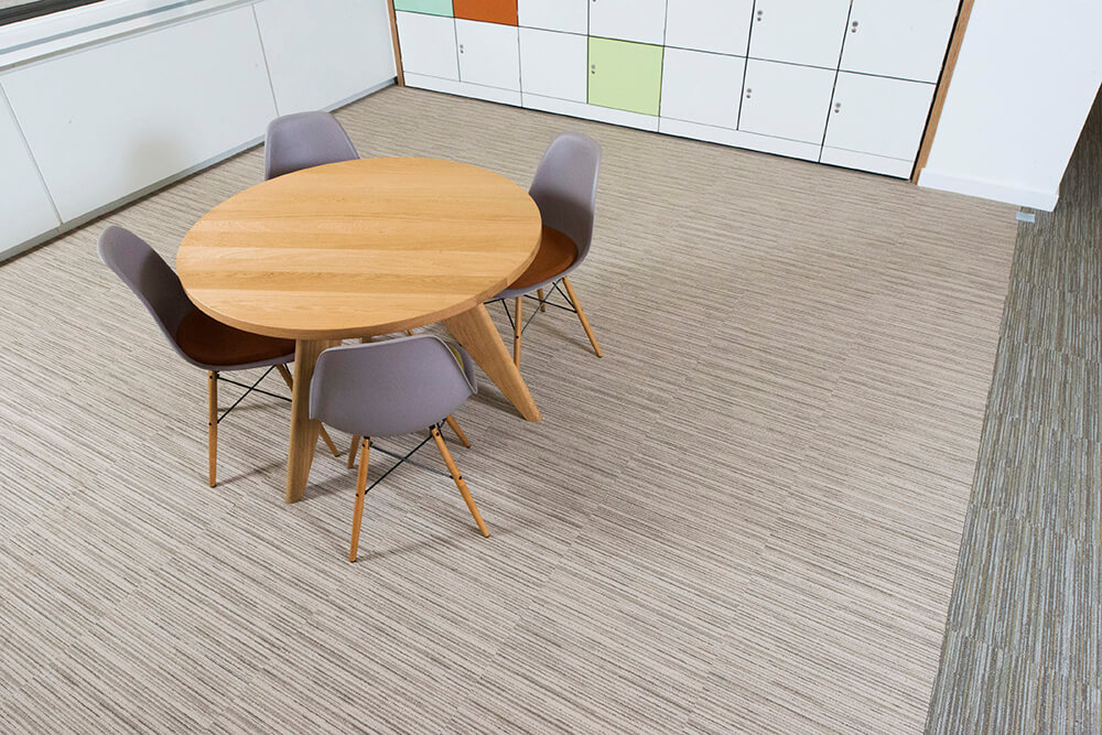 Sometimes a high vantage point can work equally well for photographing flooring.
