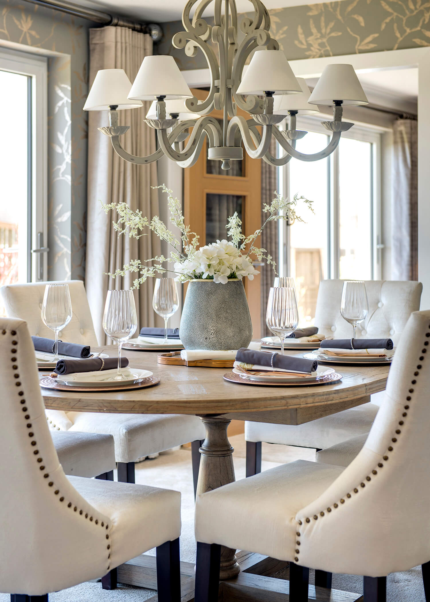 Detail of showhouse dinning table.