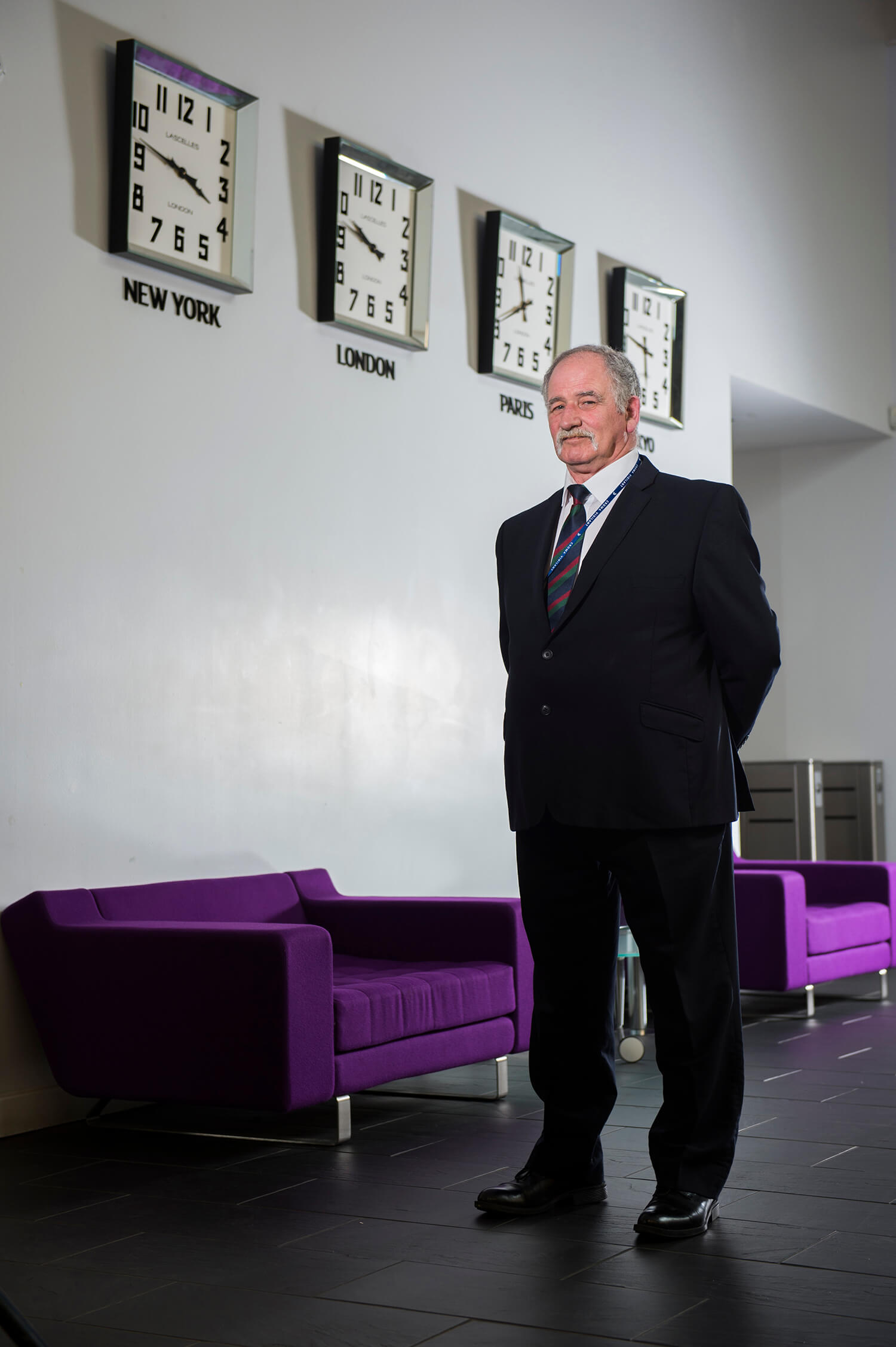 We took this shot in an active reception area so we had to work quite quickly.