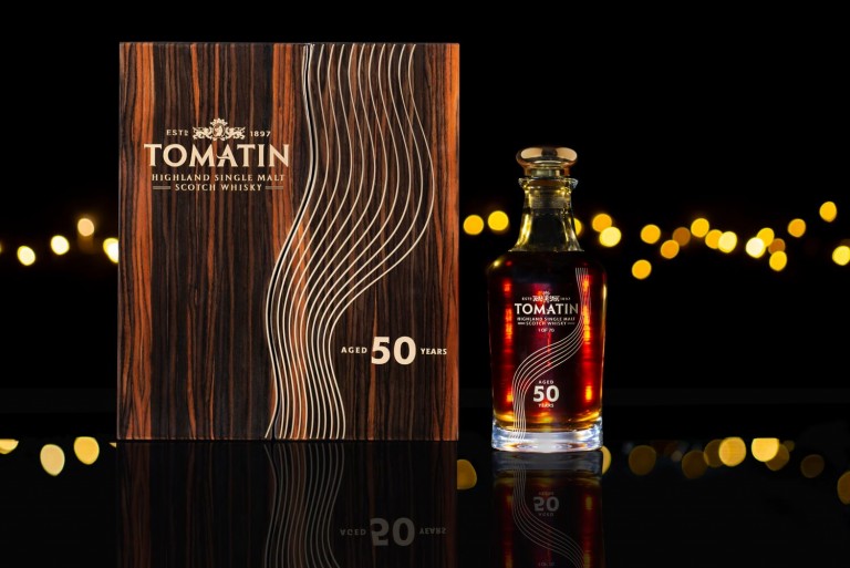Product photograph of 50 year old Tomatin whisky by Edinburgh photographers Blink Imaging Product photograph of 50 year old Tomatin whisky by Edinburgh photographers Blink Imaging