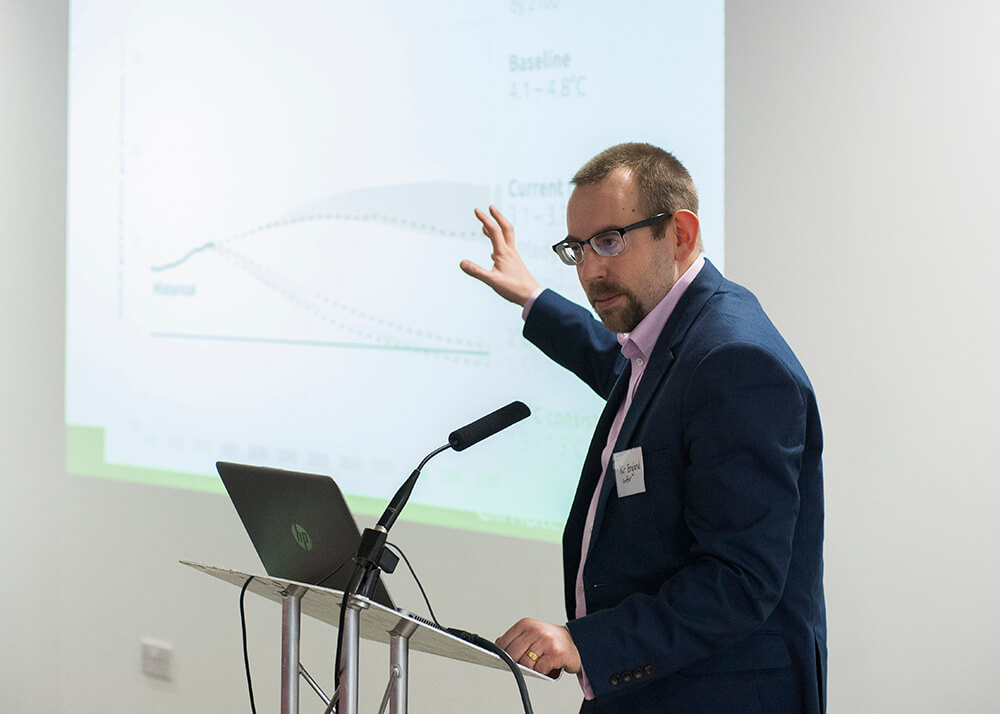Our experience in photographing theatre allows us to capture precise moments during a talk.
