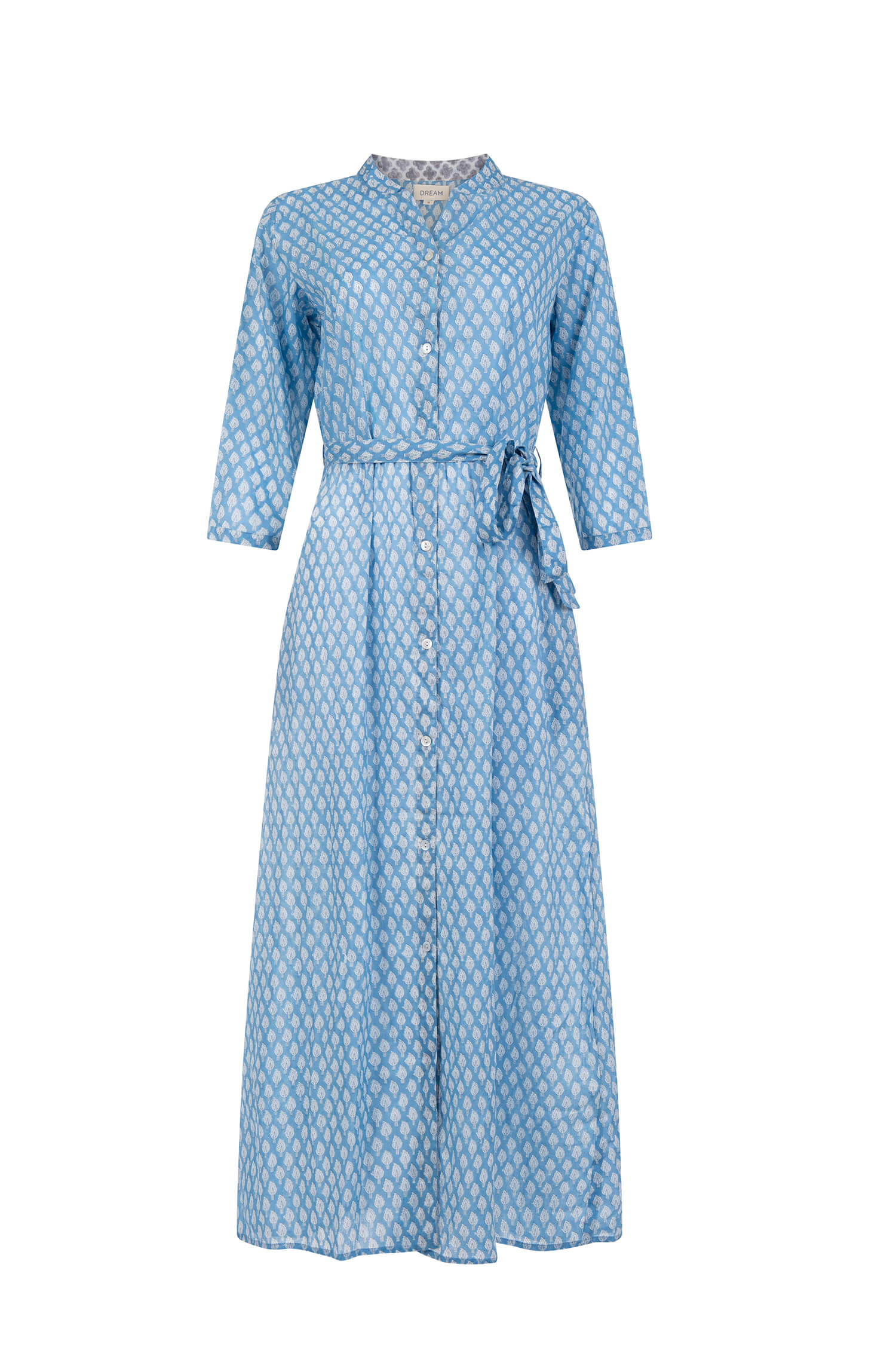 Ghost mannequin product photograph of dress.