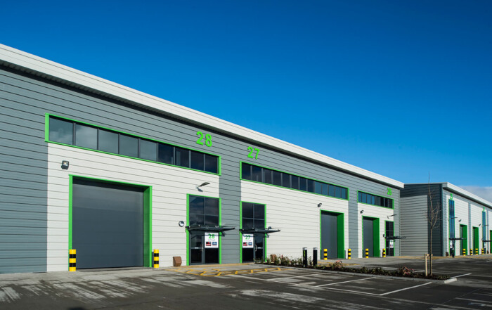 Architectural photography of commercial industrial unit
