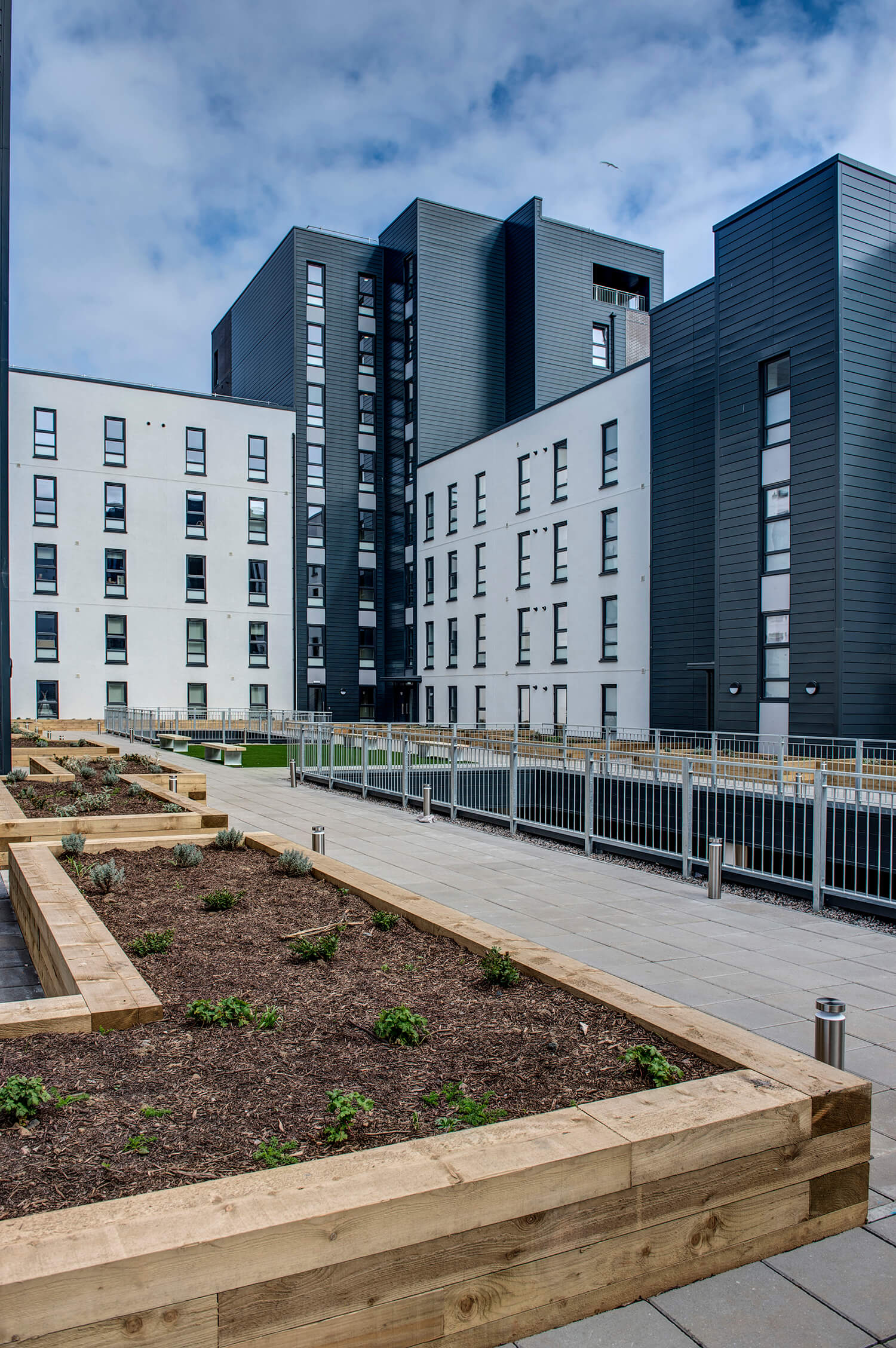 Architectural photography of flats in Edinburgh by photographers Blink Imaging