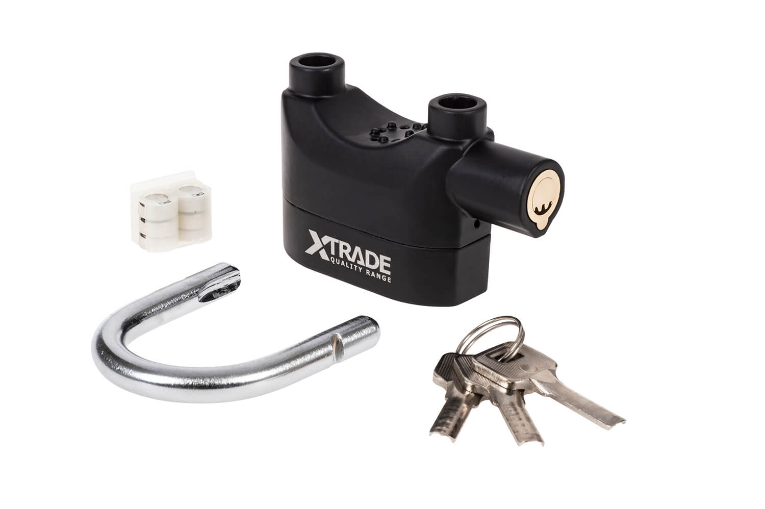 Product photograph of lock by Edinburgh commercial photographers Blink Imaging
