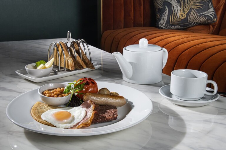 Food Photography of Breakfast by Edinburgh Hospitality Photographers Blink Imaging