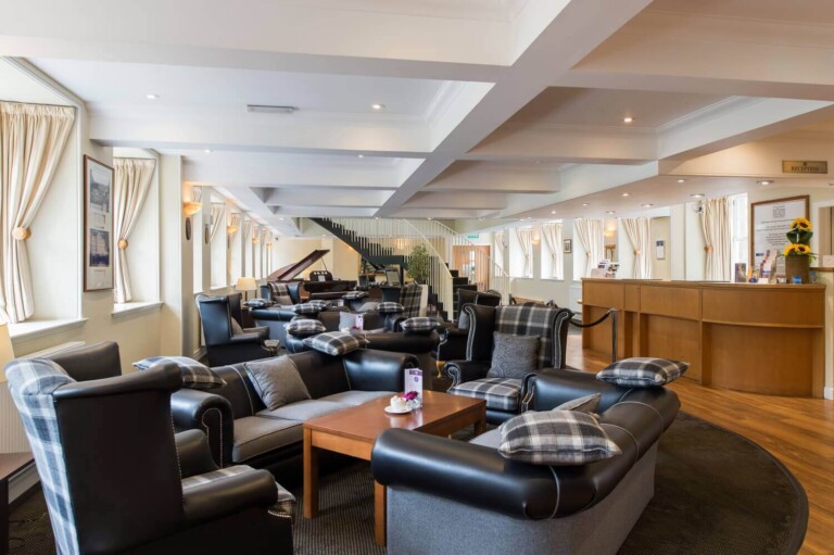 Hospitality and leisure photography of hotel reception by Edinburgh photographers Blink Imaging copy