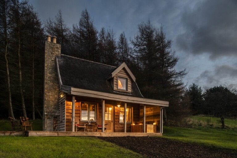 Hospitality and leisure photography of Holiday cabin by Edinburgh photographers Blink Imaging