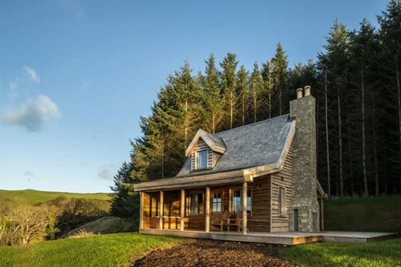 Exterior of holiday chalet by Edinburgh photographers Blink Imaging