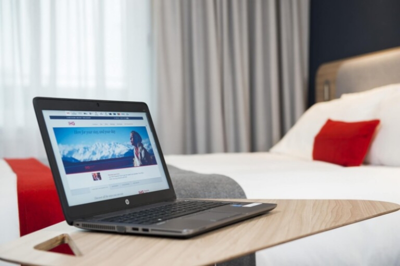 Travelodge Interior by Glasgow hospitality and leisure photogaraphers Blink Imaging